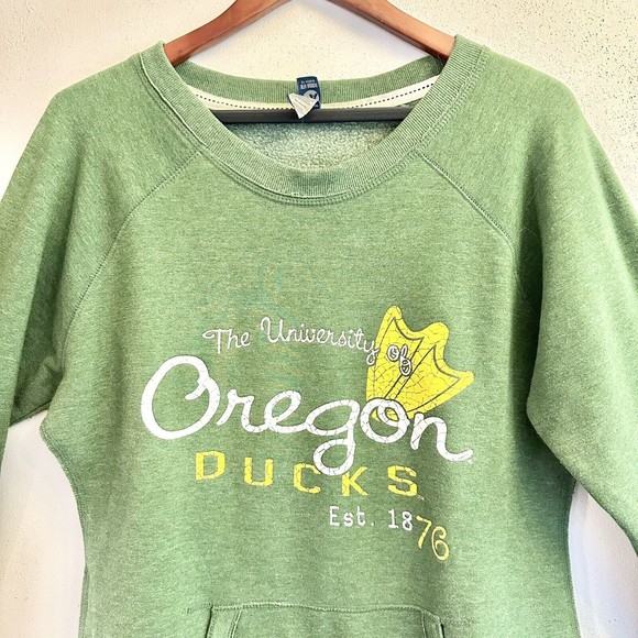 Green University of Oregon Sweatshirt - Picture 3 of 12